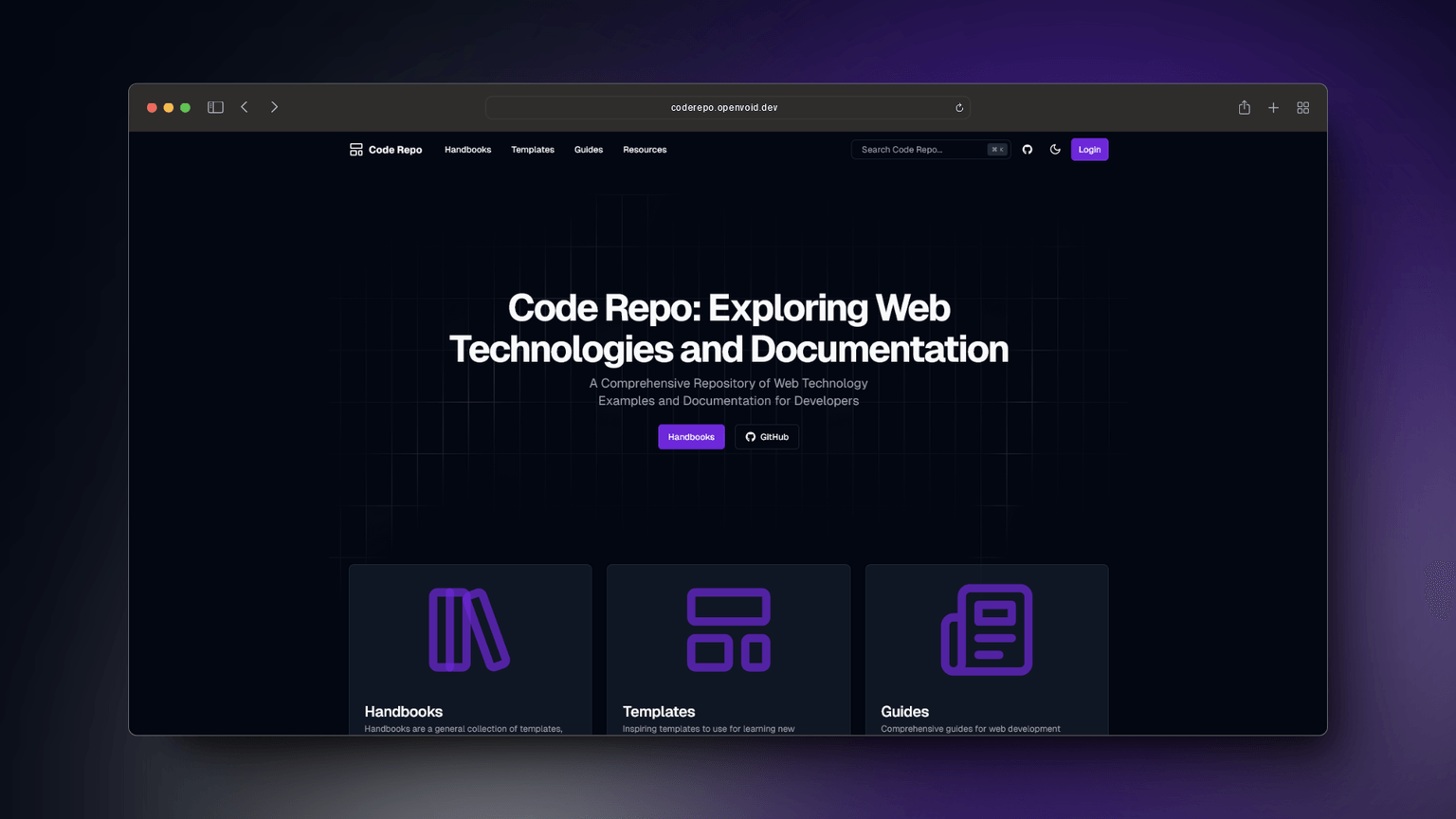 Code Repo is live!